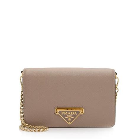 prada saffiano front lock|prada saffiano leather chain.